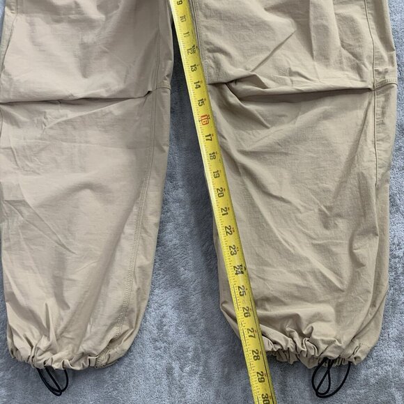 Nike Tech Woven Oversized Pants Mens Medium Beige Skate Wide Leg Stretch HM7158 - Picture 7 of 16